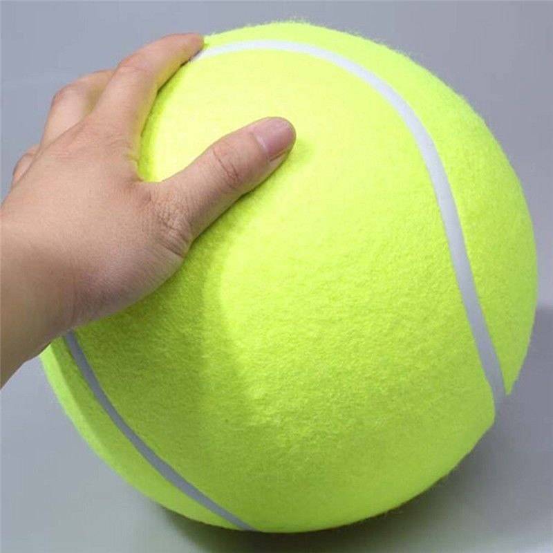 492-55710bae24f1d13130171ec6afe1b3fd.jpg Giant Rubber Tennis Ball Dog Toy Outdoor Fun & Sports Size : 240 mm